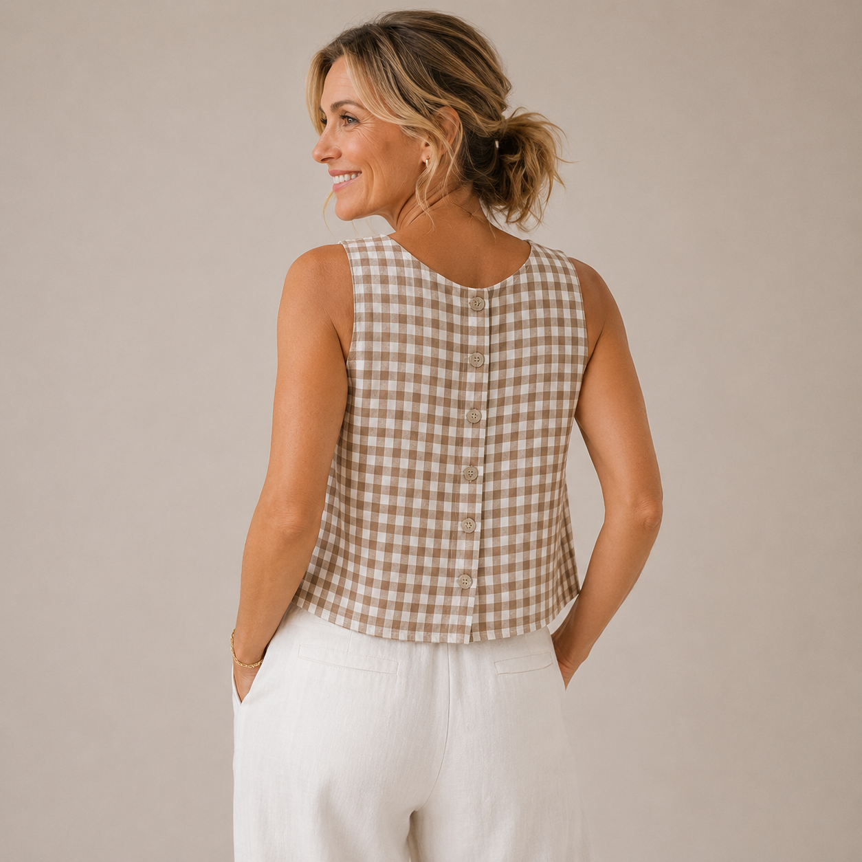 Vichy Belle Top | Luchtig, speels en moeiteloos te combineren