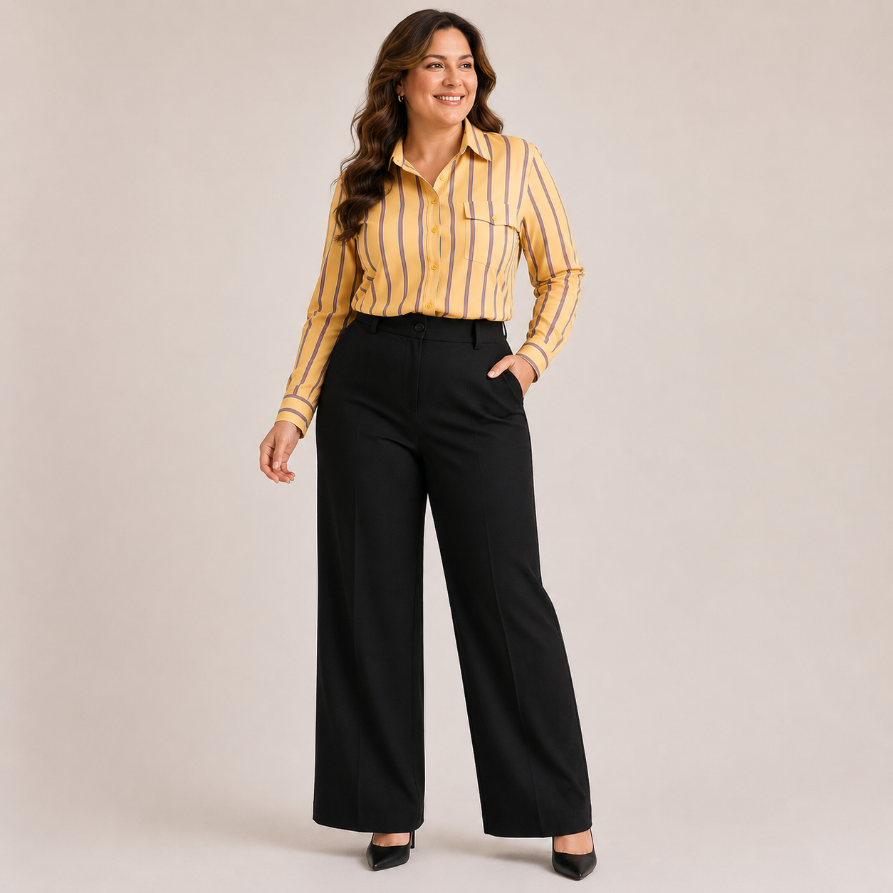 Aveline Stripe Blouse | Tijdloze blouse met elegante fit