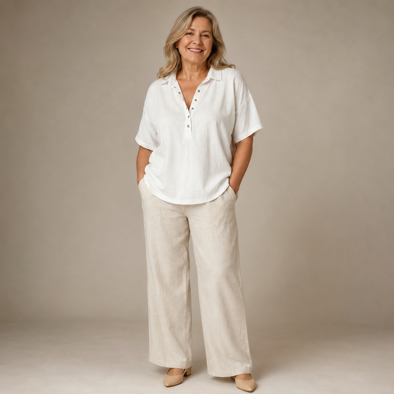 Céleste Polo Top — Casual Comfort & Verzorgde Uitstraling