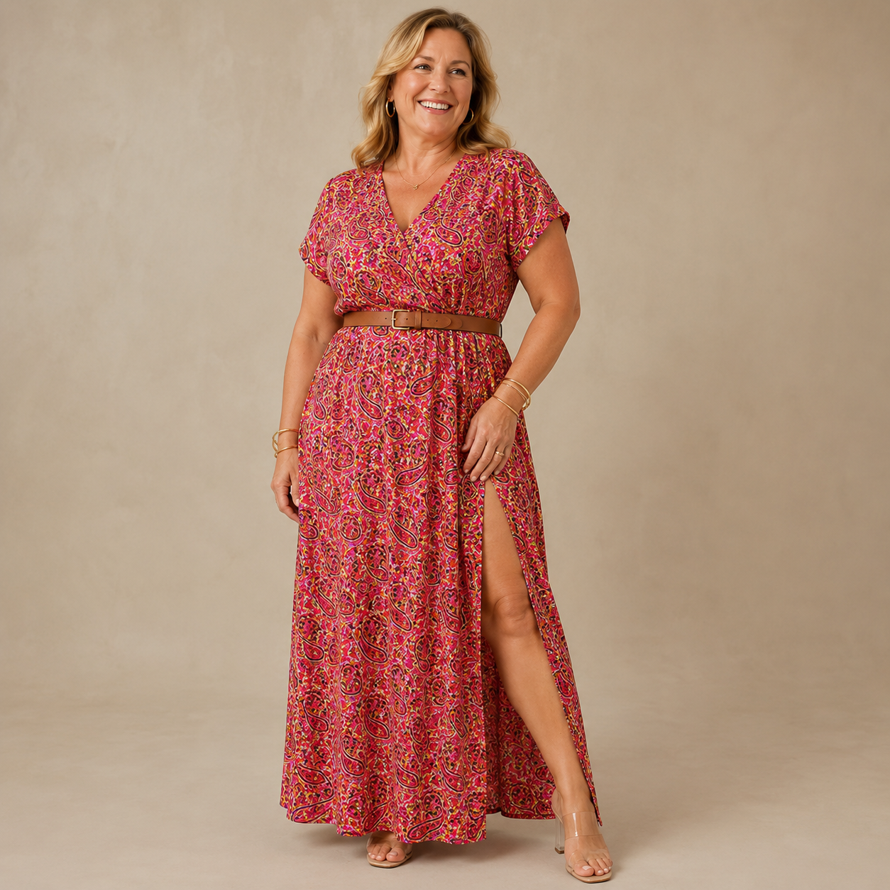 Floriane Flow Jurk | Luchtige Elegantie