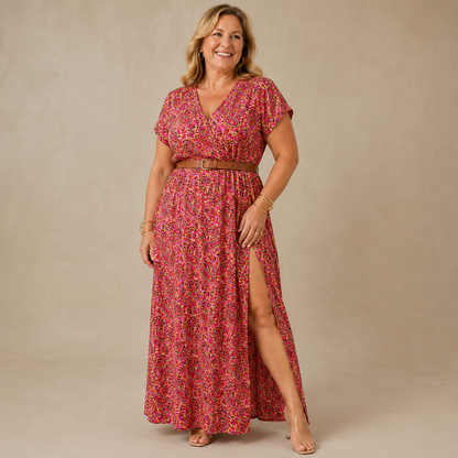 Floriane Flow Jurk | Luchtige Elegantie