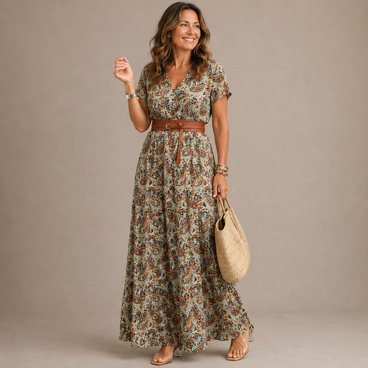 Floriane Flow Jurk | Luchtige Elegantie
