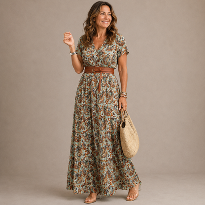 Floriane Flow Jurk | Luchtige Elegantie