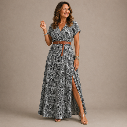 Floriane Flow Jurk | Luchtige Elegantie