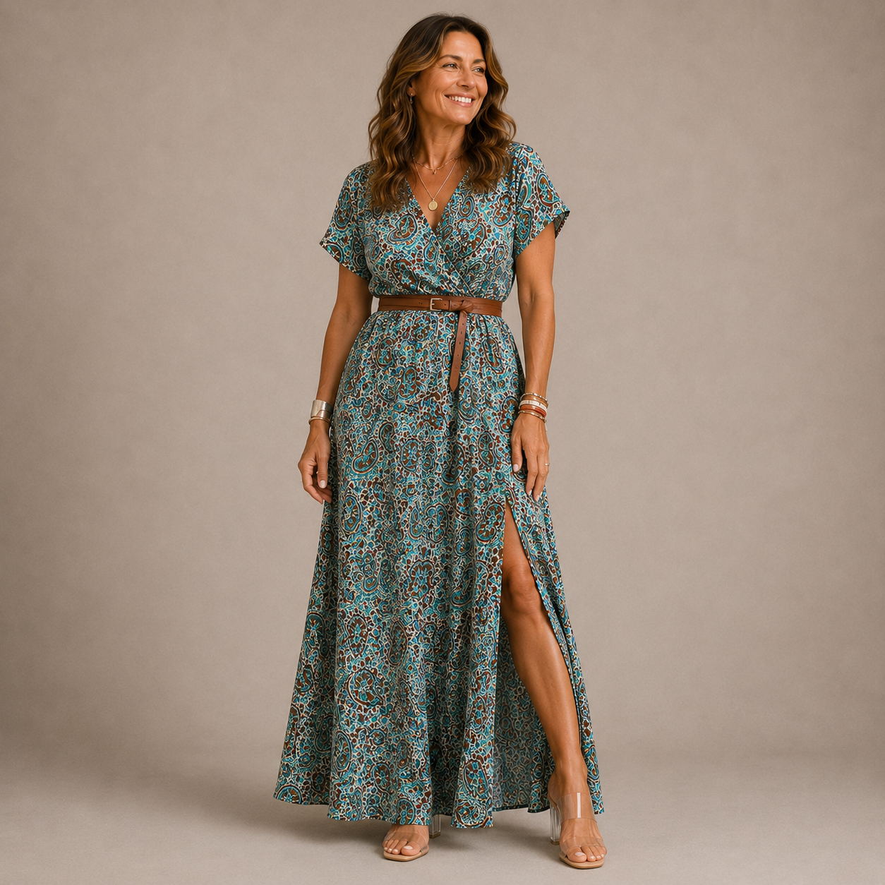 Floriane Flow Jurk | Luchtige Elegantie