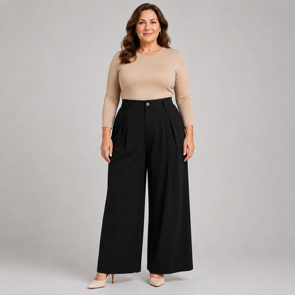 Soline Elegance Broek | Wijde pijpen voor een stijlvolle uitstraling