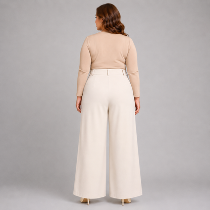 Soline Elegance Broek | Wijde pijpen voor een stijlvolle uitstraling