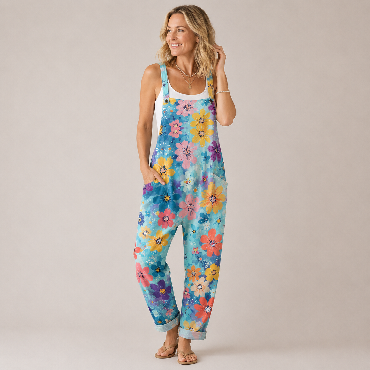 Zirella Bloom Jumpsuit - jumpsuit die soepel valt