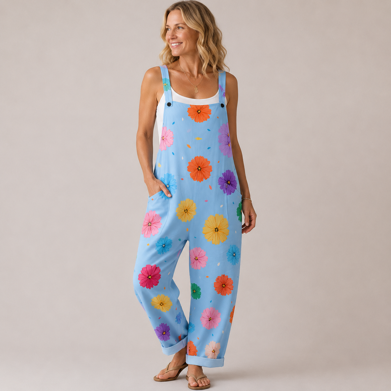 Zirella Bloom Jumpsuit - jumpsuit die soepel valt
