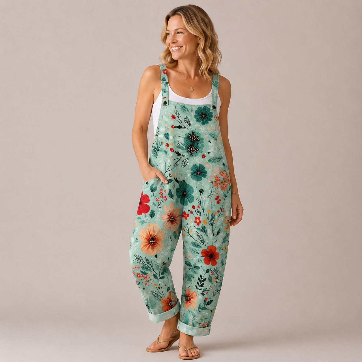 Zirella Bloom Jumpsuit - jumpsuit die soepel valt
