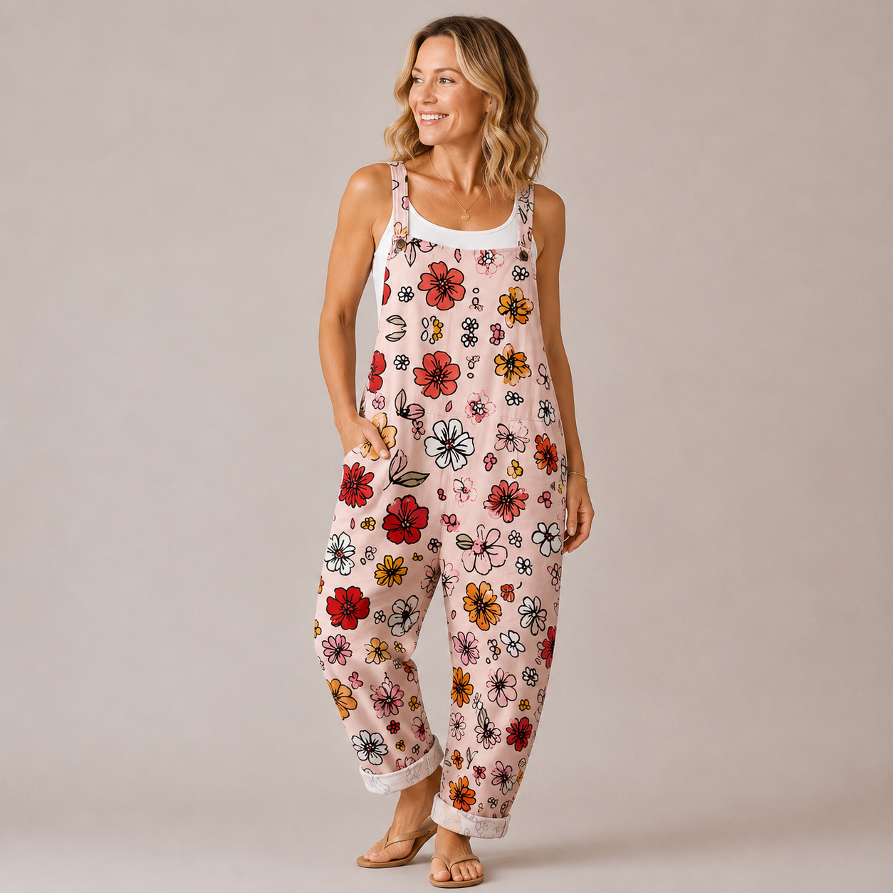 Zirella Bloom Jumpsuit - jumpsuit die soepel valt