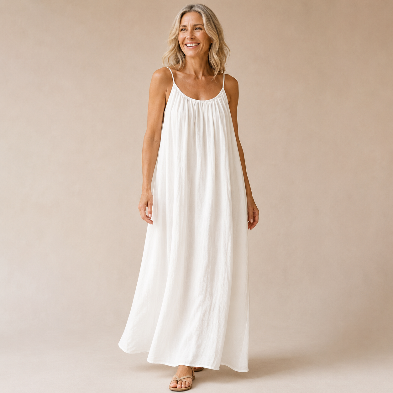 Aurelia Flow Maxi Dress | Luchtige elegantie zonder moeite