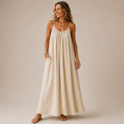 Aurelia Flow Maxi Dress | Luchtige elegantie zonder moeite