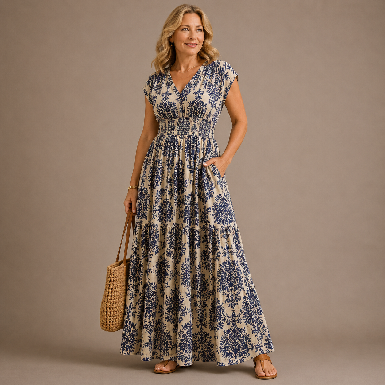 Maribelle Flow Jurk | Luchtige Elegantie