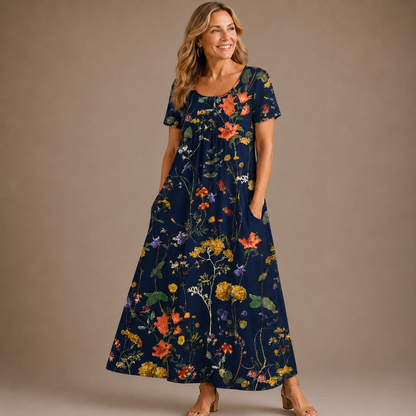 Lina Bloemenjurk - Luchtige jurk met bloemenprint