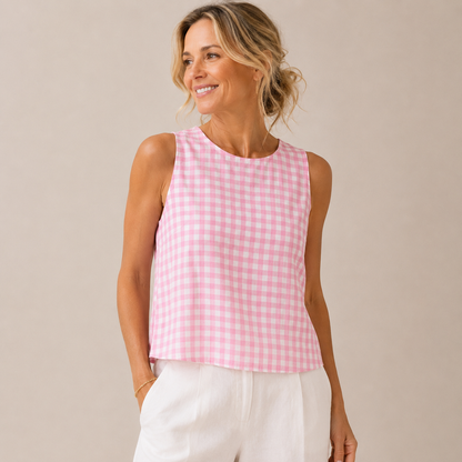 Vichy Belle Top | Luchtig, speels en moeiteloos te combineren