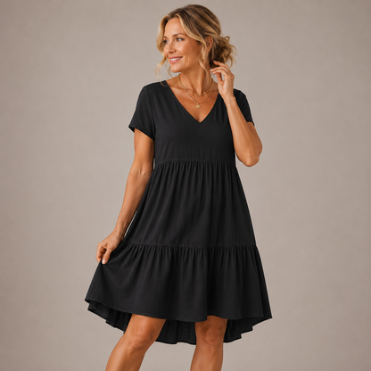 Eloria Flow Dress | Luchtig comfort dat mooi valt