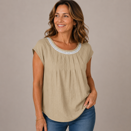 Lysanne Lace Top | Licht, luchtig en heerlijk draagbaar