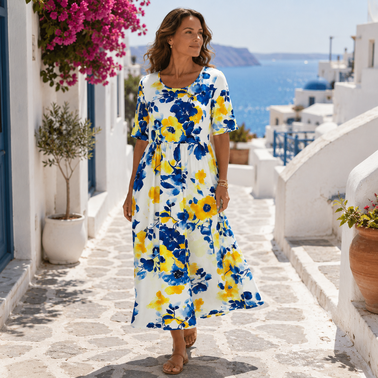 Celestine Bloom Dress | Licht, kleurrijk en gemaakt voor zonnige dagen