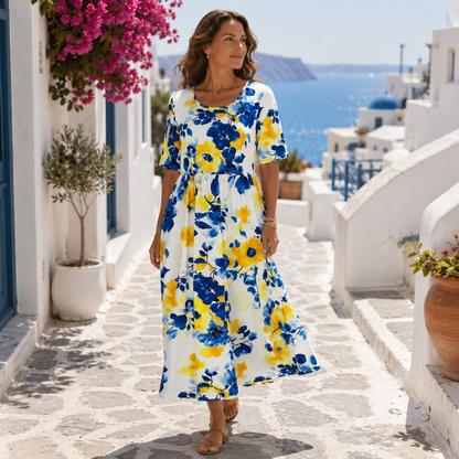 Celestine Bloom Dress | Licht, kleurrijk en gemaakt voor zonnige dagen