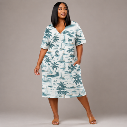 Tropelle Breeze Dress | Tropische prints met ontspannen draagcomfort