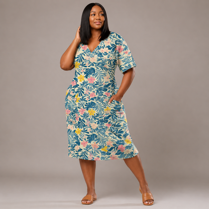 Tropelle Breeze Dress | Tropische prints met ontspannen draagcomfort
