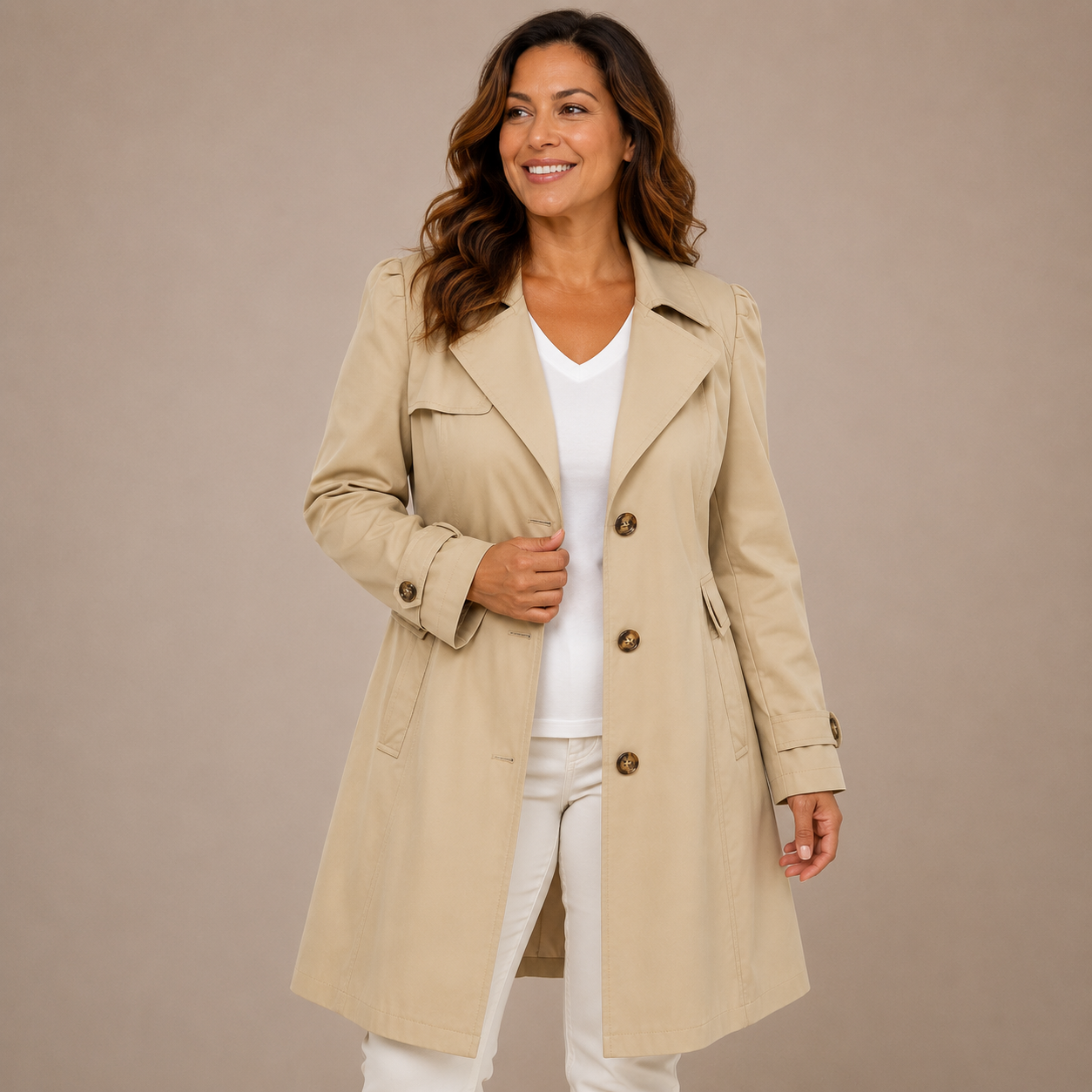 Rosalie Tailored Coat | Stijlvolle elegantie voor elk seizoen