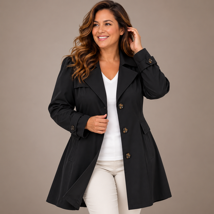 Rosalie Tailored Coat | Stijlvolle elegantie voor elk seizoen