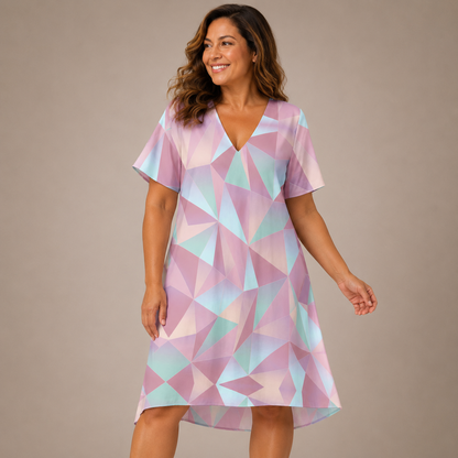 Solenne Art Dress | Comfort met een creatieve uitstraling