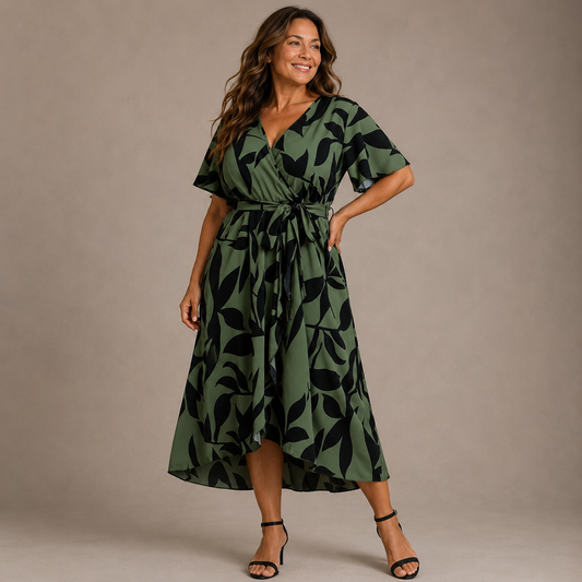 Valerie Curve Jurk | Flatterend comfort met een elegante taille