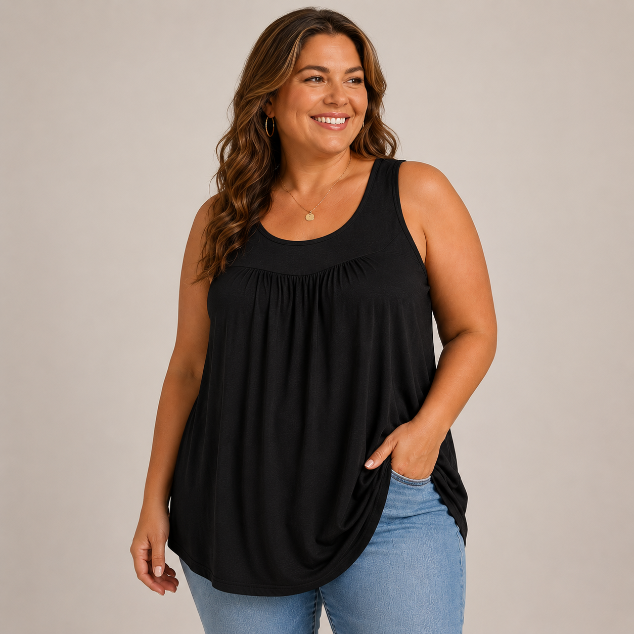 Velina Flow Tank | Luchtig & soepel