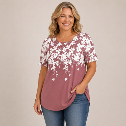 Rosavelle Bloom Top | Luchtig comfort met een vrouwelijke uitstraling