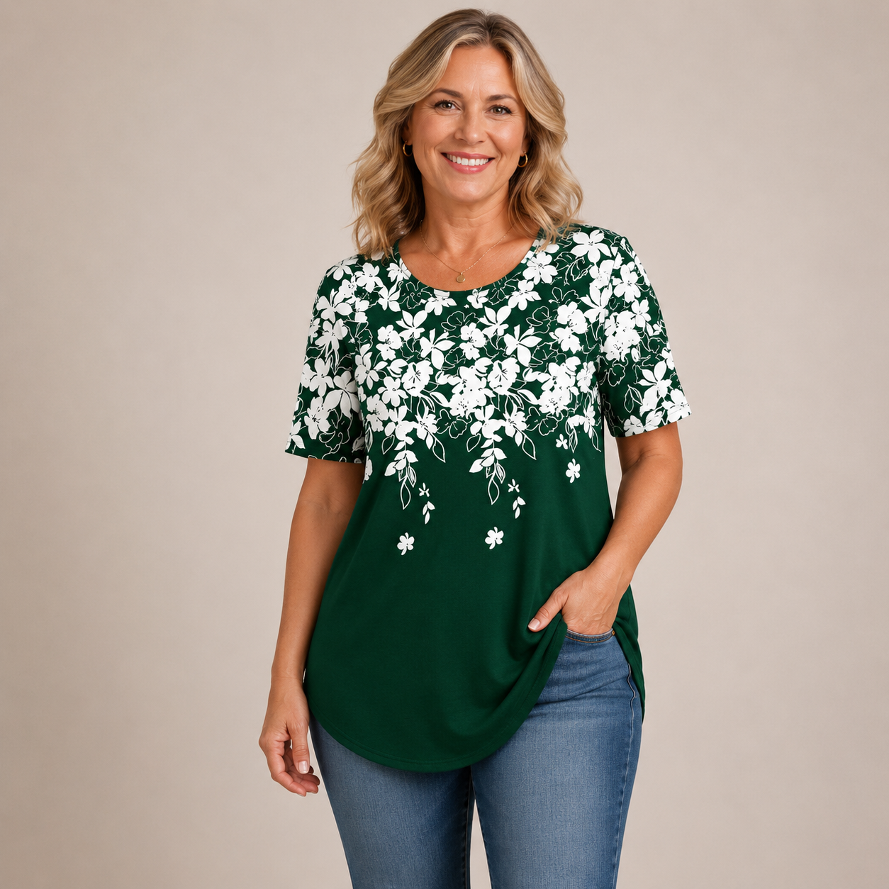 Rosavelle Bloom Top | Luchtig comfort met een vrouwelijke uitstraling