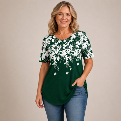 Rosavelle Bloom Top | Luchtig comfort met een vrouwelijke uitstraling