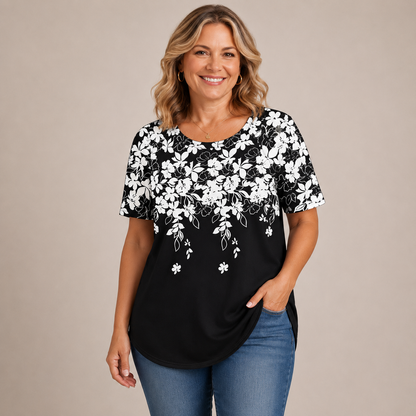 Rosavelle Bloom Top | Luchtig comfort met een vrouwelijke uitstraling