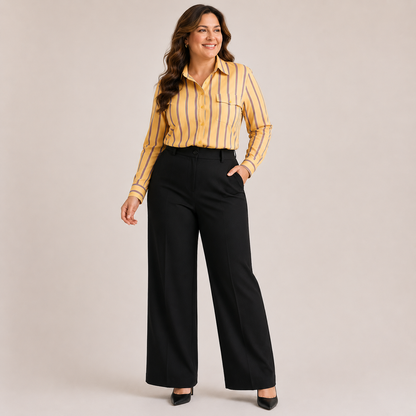 Aveline Stripe Blouse | Tijdloze blouse met elegante fit