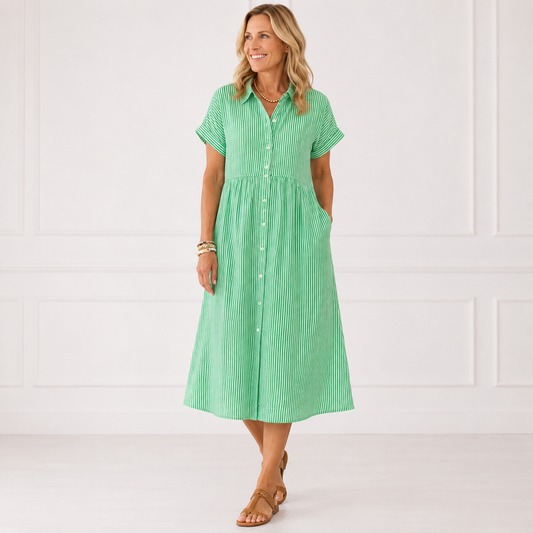 Soléa Stripe Dress | Luchtig comfort voor zonnige dagen