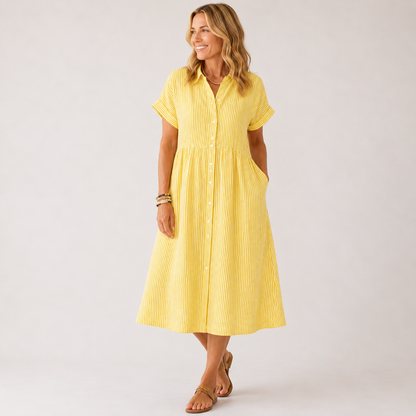 Soléa Stripe Dress | Luchtig comfort voor zonnige dagen