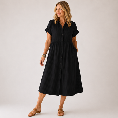 Soléa Stripe Dress | Luchtig comfort voor zonnige dagen