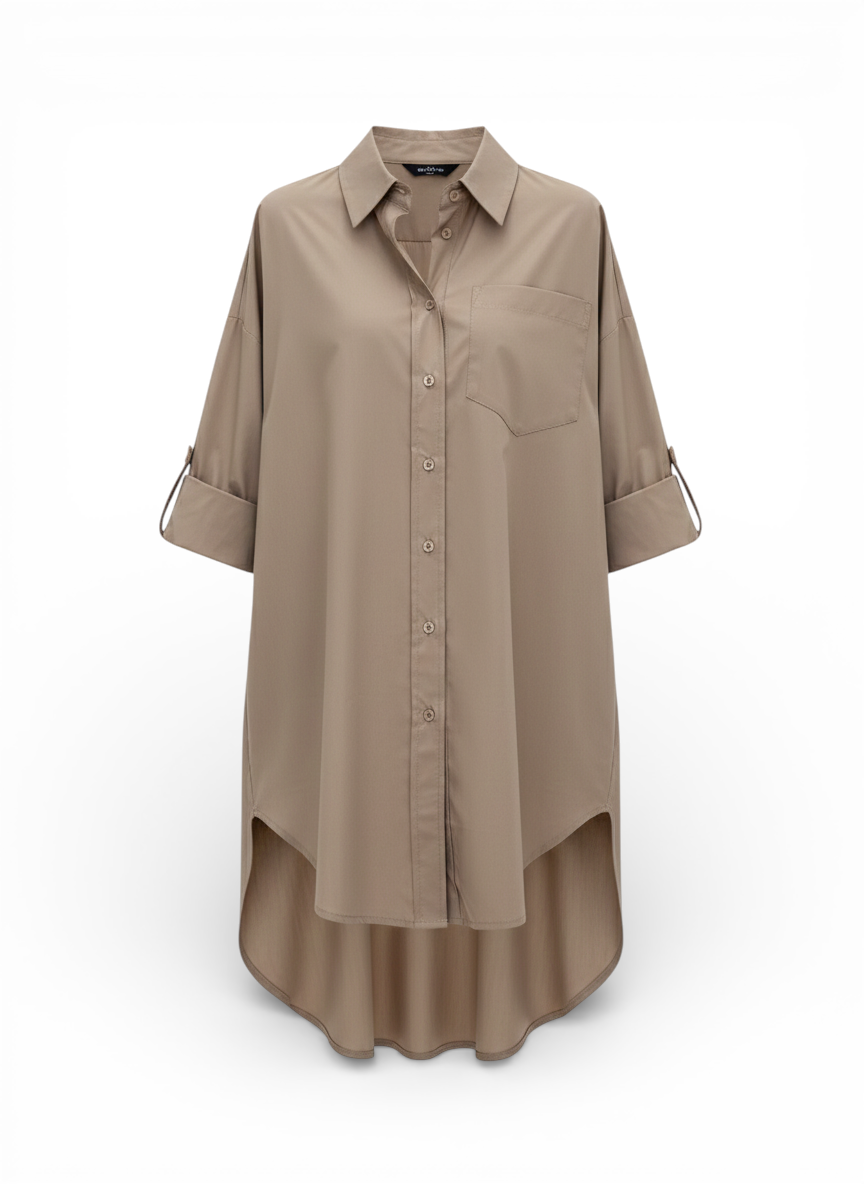 Monroe Shirt Dress - Valt los, oogt krachtig