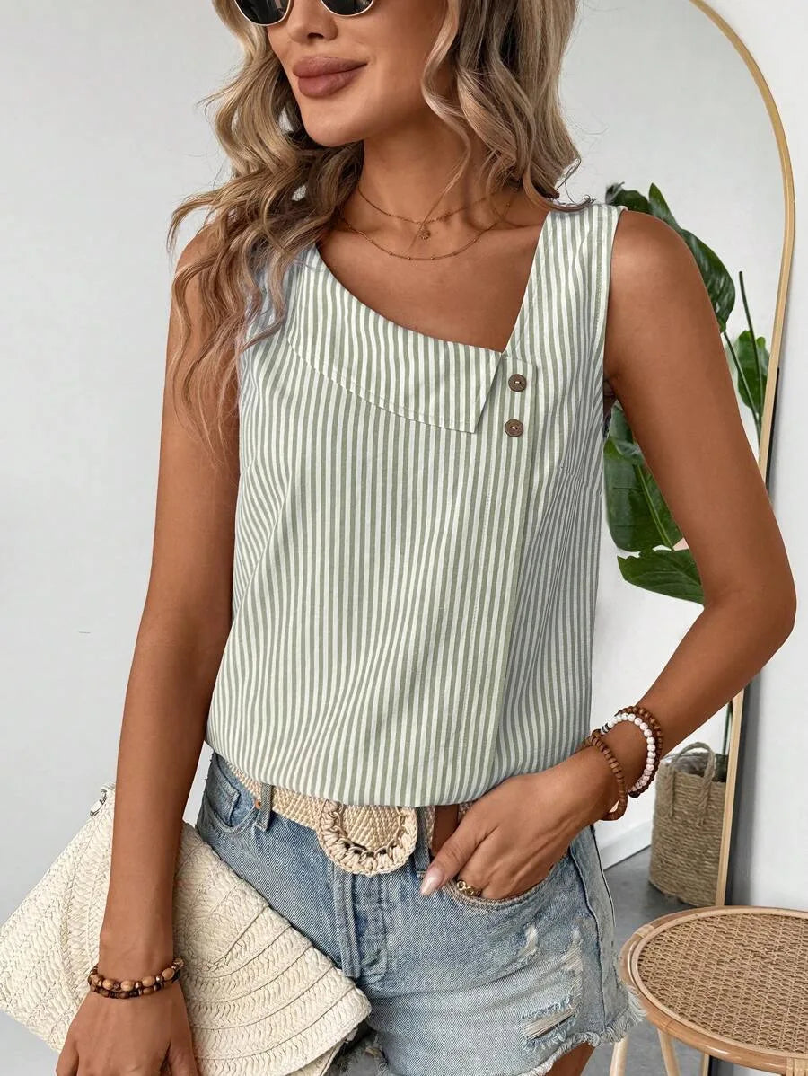 Mirel Stripe Top - Luchtige streeptop