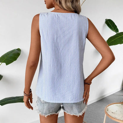 Mirel Stripe Top - Luchtige streeptop