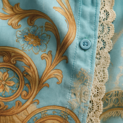 Adriana Maxi Jurk — Mediterrane Print & Luchtige Elegantie