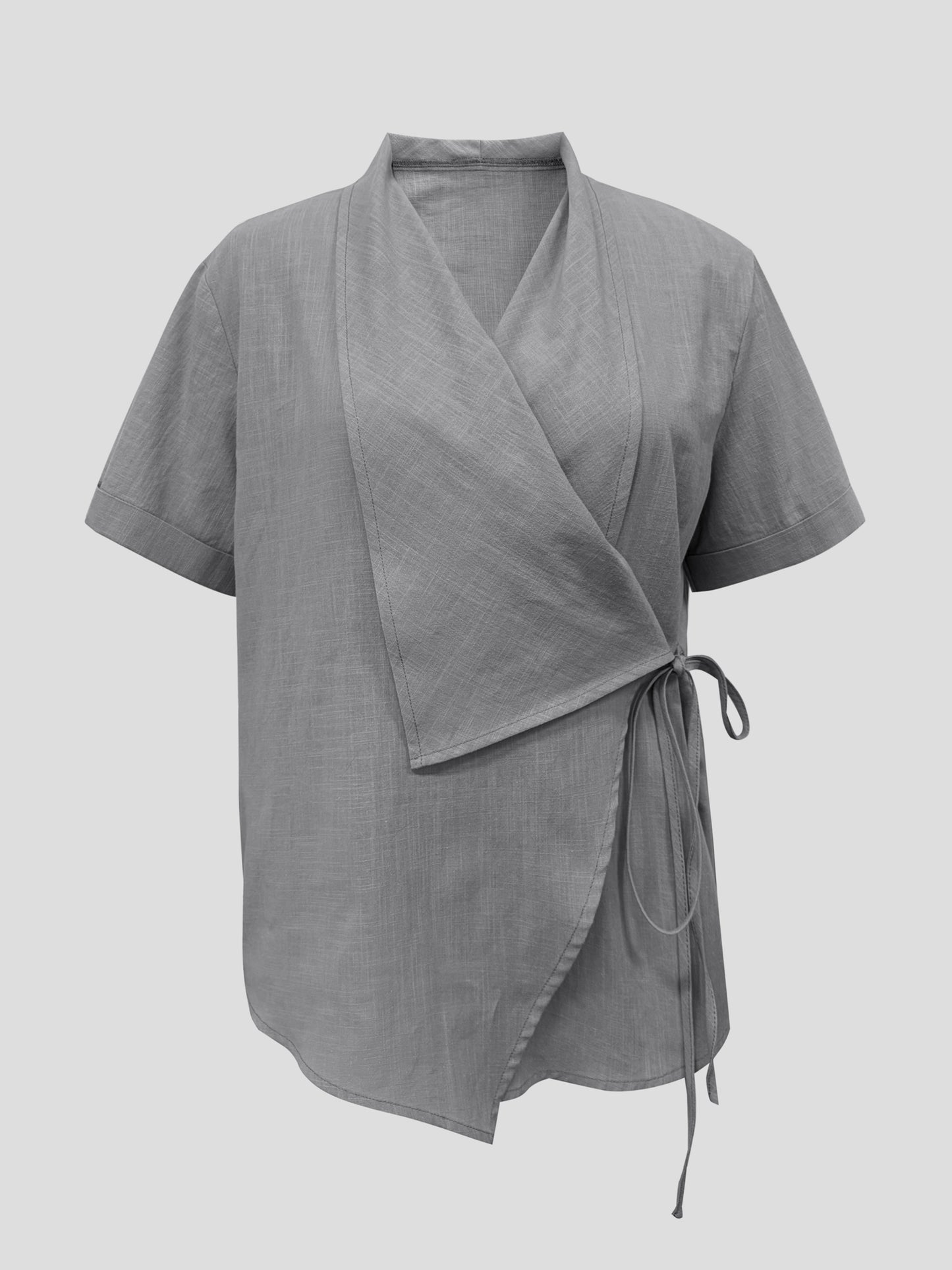 Calyra Wrap Blouse - vormt subtiel en zit comfortabel