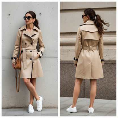 Elara Trenchcoat - Elegant, tijdloos, vrouwelijk