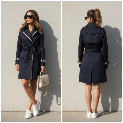 Elara Trenchcoat - Elegant, tijdloos, vrouwelijk