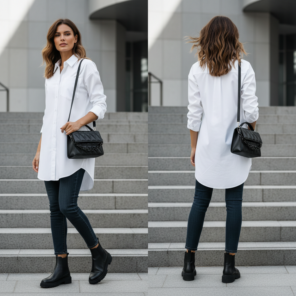 Monroe Shirt Dress - Valt los, oogt krachtig
