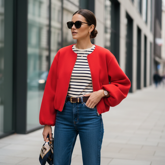 Elara Soft Bomber - Warm genoeg voor frisse dagen