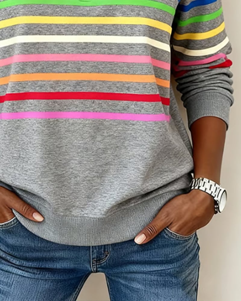 Renova Stripe Sweater - zacht en moeiteloos te dragen