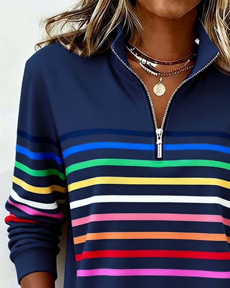 Renova Stripe Sweater - zacht en moeiteloos te dragen